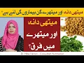 Lagu Methi Dana Aur Maithre Mein Farq | How to Use Fenugreek and Fenugreek Seeds?