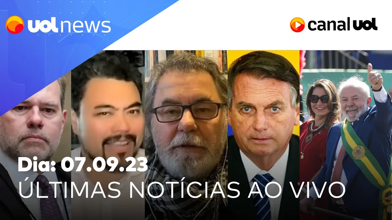 ???? 7 de Setembro sob Lula, caso Toffoli, internação de Bolsonaro, Lenio Streck e Sakamoto ao vivo