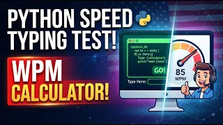 How to Build a Speed Typing Test Game in Python Beginner Project