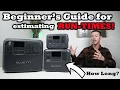 Easily Calculate Power Station Run-times - Bluetti AC2A AC70 AC200L Compared