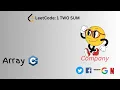LeetCode 1 Solutions of TWO SUM Easy Google Facebook Interview Preparation C