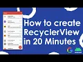 Android RecyclerView Full Tutorial with Example - AndroidX