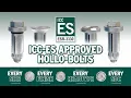 ICC-ES Approved Hollo-Bolts