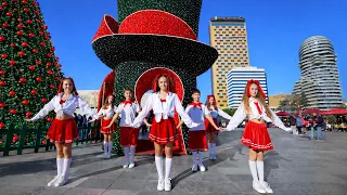 Kids Dance Jingle Bells in Public 🎄 Merry Christmas