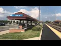 A short Metra rush hour at Route 59 Metra station on 2020