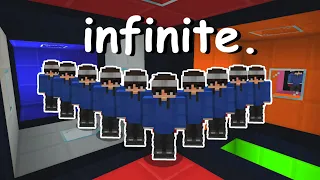 I played TERRIBLE Non-Euclidean Minecraft Maps
