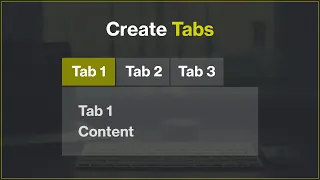 Arabic HTML CSS JavaScript Tutorials - Create Tabs