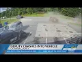 Catawba County deputy smashes into cars in parking lot
