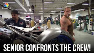 Paul Jr. Builds A Secret Fan Bike Behind Senior's Back | American Chopper S3 E62 | discovery+ India
