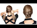 ZIG ZAG EASY UPDO FOR THIN HAIR