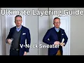 Mastering The Art Of Layering Elevate Your Style With A V Neck Sweater