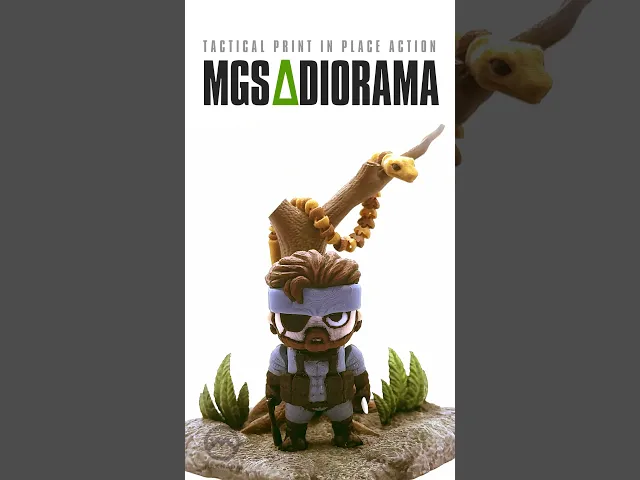 MGS DELTA DIORAMA - Tactical Print in Place Action video thumbnail