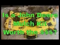 Does a Mulch Kit Make a Big Difference on my John Deere 322