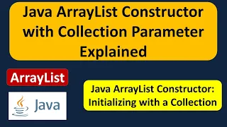 How to use ArrayList Constructor which accepts Collection Java Collection Framework