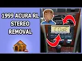 1999 Acura RL Stereo Removal and Code Retrieval