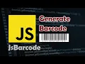 Javascript Tutorial How to Generate Barcode in the Browser
