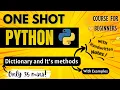One Shot Dictionary and it s Methods Python for Beginners