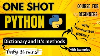 One Shot Dictionary and it s Methods Python for Beginners