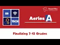 Aeries Finalizing 7-12 Grades