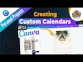 How to Create Custom Calendars with Canva Easy Step by Step Tutorial