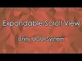 Expandable Scroll View - Unity UI