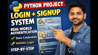 Python Login Signup System Real-World Authentication Explained Step-by-Step