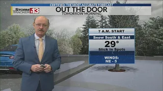 Winter Weather Advisories in parts of the area Monday 12-8-25