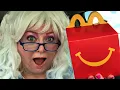 McDonalds Happy Meal Cheeseburger Fries Drive Thru with Granny McDonalds