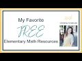 My Favorite Free Math Resources
