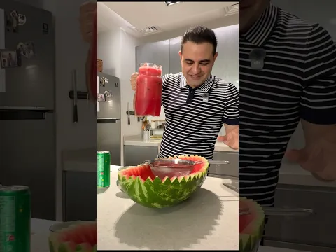  إذا دايق خلقك و عندك فراغ مالك غير شراب البطيخ 🤣🤣🤣