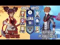 Xinyan Witchfire x Tartaglia Permafreeze Spiral Abyss 6 2 Luna III Genshin Impact
