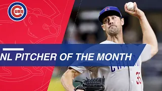 Hamels named National League Pitcher of The Month