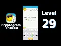 Cryptogram Tripledot Level 29 Answer SolutionGuruji