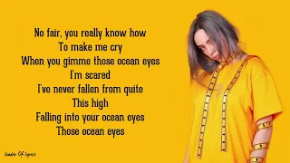 Download Lagu Billie Eilish OCEAN EYES Lyrics