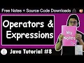 Java Tutorial Operators Types of Operators Expressions in Java