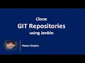 Clone git repository using Jenkins