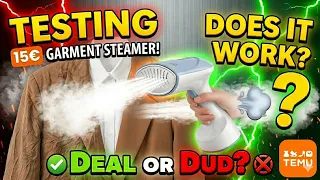 Testing a 15 Garment Steamer from TEMU Is It Worth It