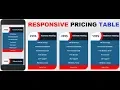 Bootstrap Responsive Pricing Table - css3 and html5 tutorial