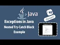 Nested Try Catch With Example Program