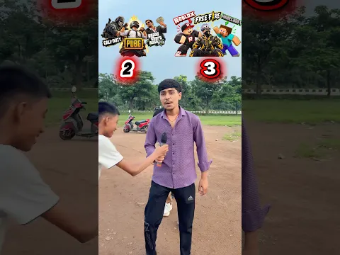 Gameplay who will win?🥶 #freefire#roblox#minecraft#cod#pubg#bgmi#pubgvsfreefire#trend#shorts