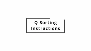 Qsorting instructions Qsortouch