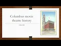Columbus movie theatres 1920-1929