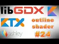 LibGDX Kotlin tutorial using LibKTX - Outline Shader