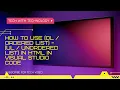 How To Use OL Ordered List - UL Unordered List In HTML In Visual Studio Code