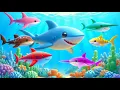 Lagu 10 Little Sharks in Deep ocean, learn shark name with AWA #songsforkids #babyshark #cuteshark