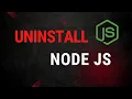 How to Completely Node js from Your Computer System