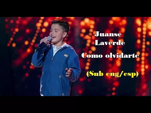 Download MP3 Juanse Laverde - Como mirarte (sub Eng/Esp) La voz kids