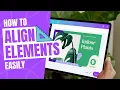 How to Align Elements in Canva with Ruler Guides Tip Talk 08