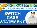 Switch Case Statement in C C - switch statement C Programming Tutorial