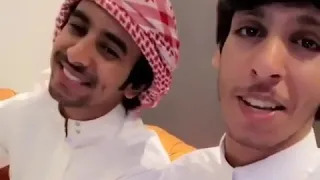 أبتسم لي يوم قابلني وسلم مع فهد بن فصلا 